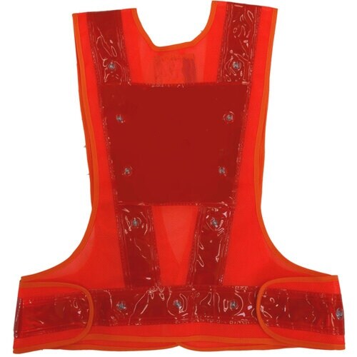 ミズケイ お祝いベスト「ご長寿さん」LED付(橙/