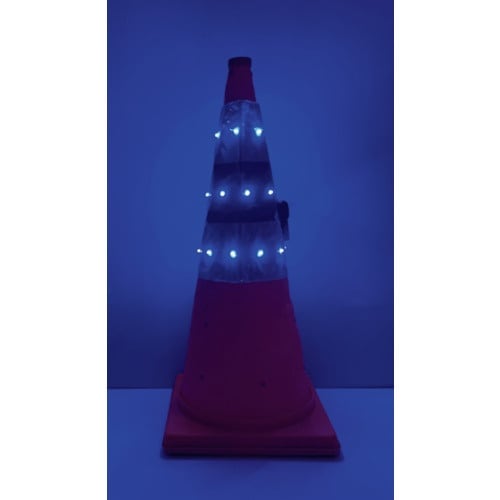 ミズケイ LEDコーンカバー(青/白)青LED