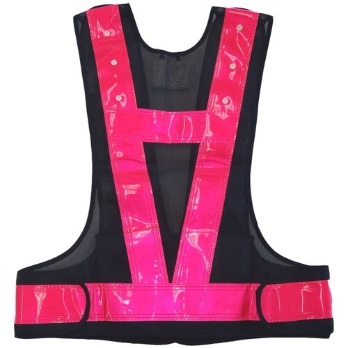 ミズケイ 多機能ベスト(紺/桃)