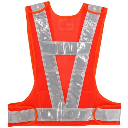 ミズケイ 多機能ベスト(橙/白)