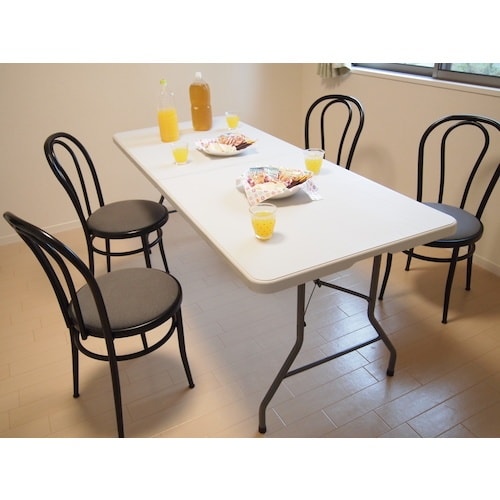 TASSCOM ポリエチレン折り畳みテーブル 18