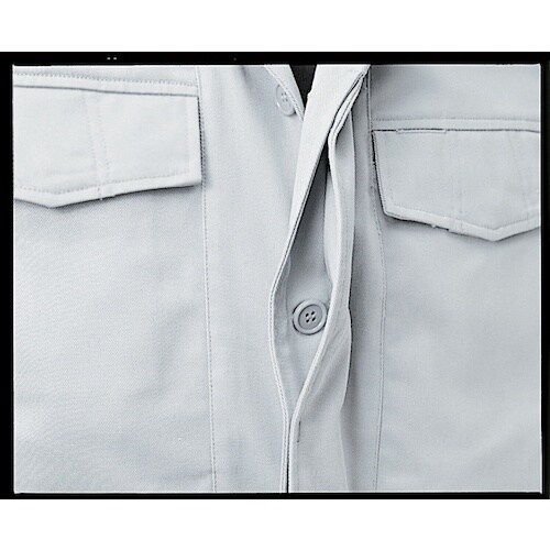 桑和 5333 長袖ブルゾン アイボリー 3L