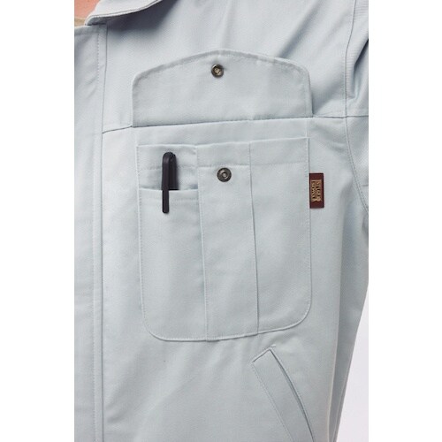 桑和 5333 長袖ブルゾン アイボリー 3L