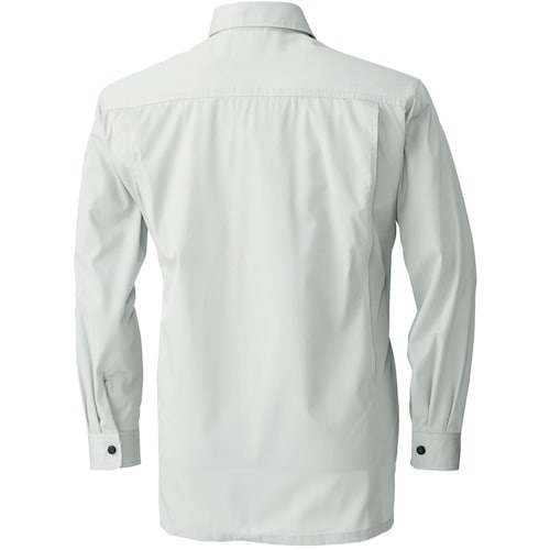 NBW 195 長袖シャツ シルバーグレー 8L