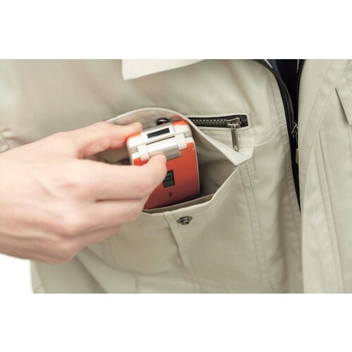 桑和 613 長袖ブルゾン マスタード 3L