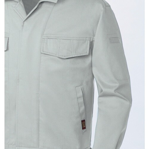 桑和 5333 長袖ブルゾン シルバーグレー M