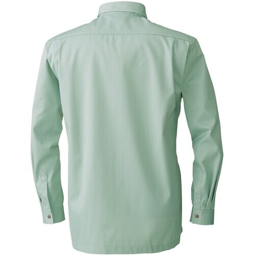 桑和 4445 長袖シャツ モスグリーン 3L