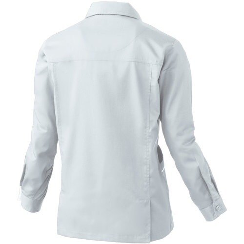 桑和 612 レディース長袖スモック ブルー L