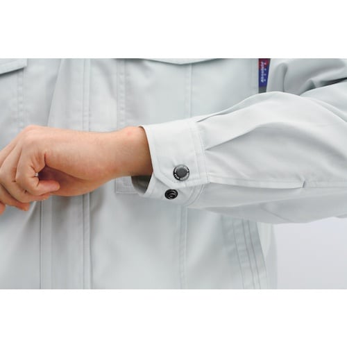 桑和 613 長袖ブルゾン シルバーグレー M