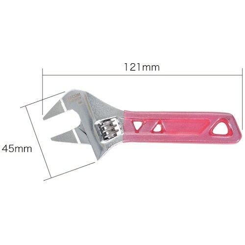 JEFCOM 薄型ワイドモンキーレンチ(ショートタ