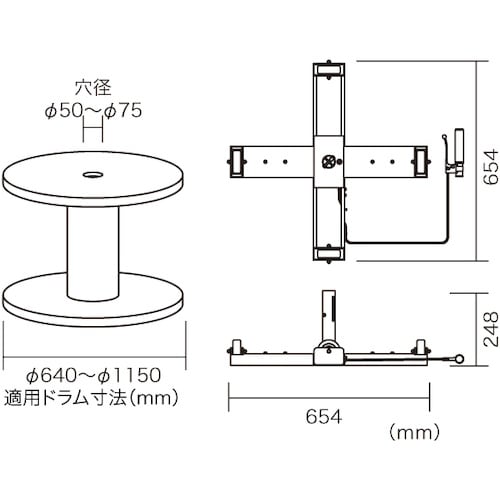 JEFCOM ドラマワールブレーキ付