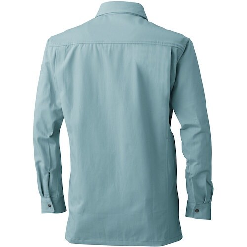 桑和 5335 長袖シャツ シルバーグレー 6L