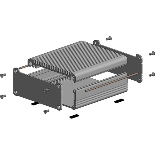 タカチ ヒートシンクアルミケース EMCシールドタ
