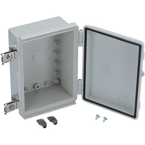 タカチ BCPK型防水・防塵鍵付開閉式ポリカーボネ