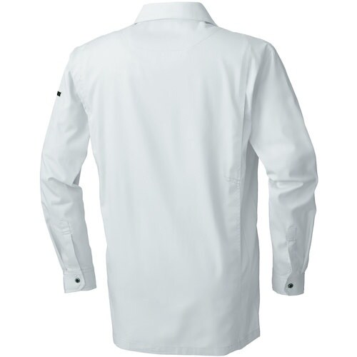 桑和 615 長袖シャツ シルバーグレー 6L