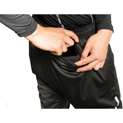 Makku エラスティコニットレインパンツ ブラッ