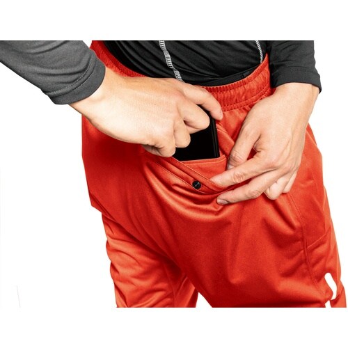 Makku エラスティコニットレインパンツ レッド