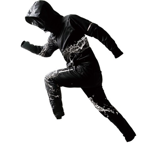 Makku エラスティコニットレインパンツ レッド