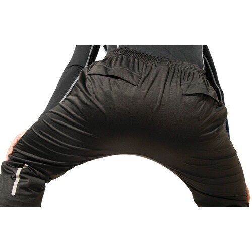 Makku エラスティコニットレインパンツ ブラッ