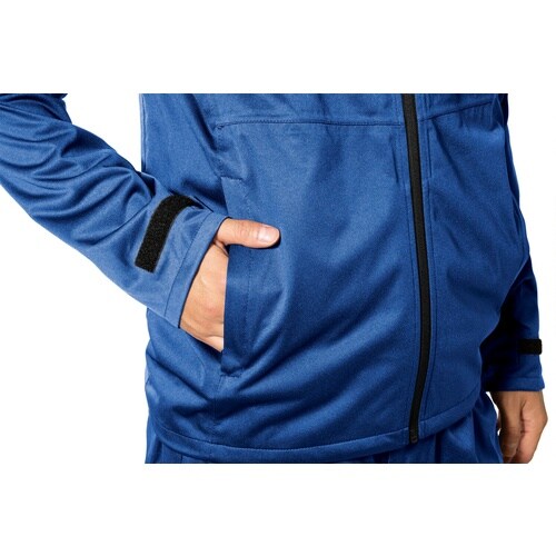 Makku エラスティコニットレインジャケット ブ