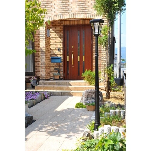 TASSCOM ソーラーLED街灯 ブラック