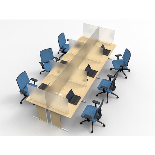 アールエフヤマカワ アクリル衝立幅600×高さ60