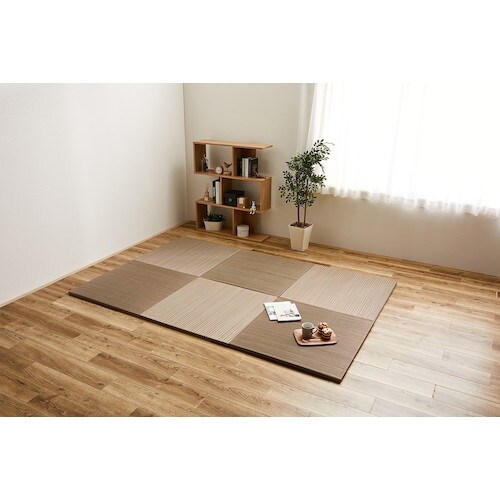 萩原 置くだけ簡単 軽量 滑り止め付き 置き畳 綾