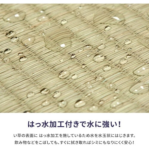萩原 撥水 敷き詰め い草カーペット 備前(び