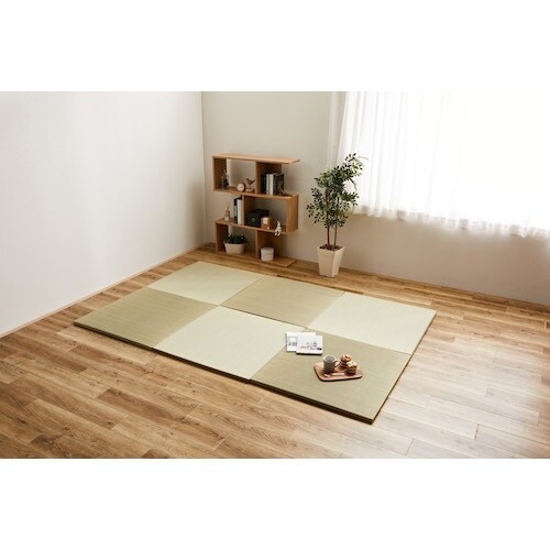 萩原 置くだけ簡単 軽量 滑り止め付き 置き畳 綾