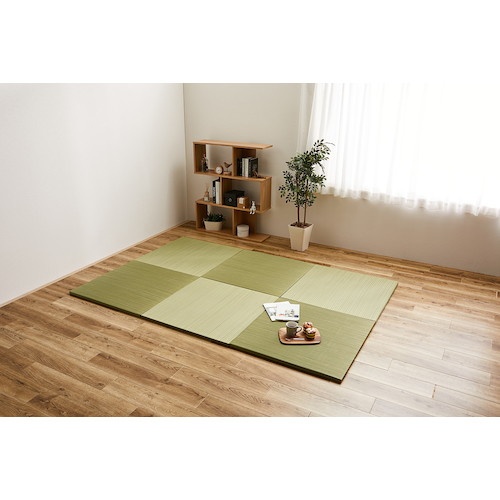 萩原 置くだけ簡単 軽量 滑り止め付き 置き畳 綾