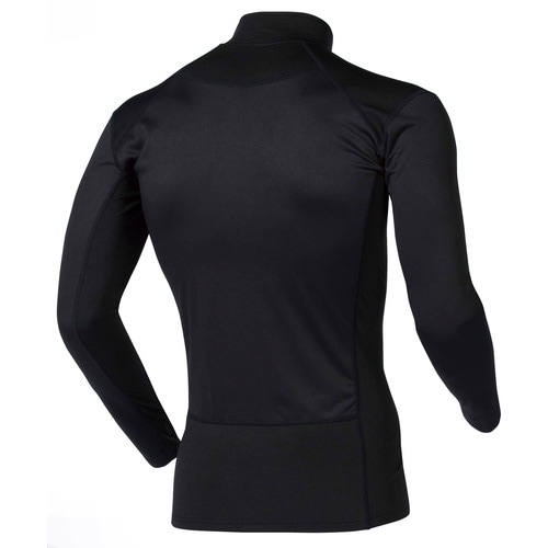 おたふく 防風ハーフジップ ハイネックシャツ ウイ