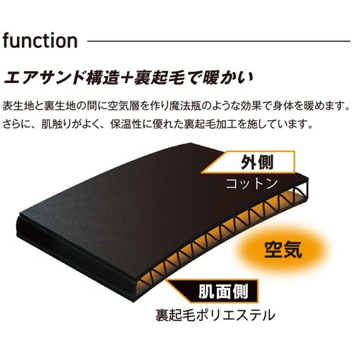おたふく FUBAR コットンエアサンド スウェッ