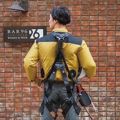 岡潮 空調長袖ブルゾン(ウェアのみ)日本製生地使用