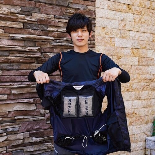 岡潮 空調ベスト(ウェアのみ)日本製生地使用 20