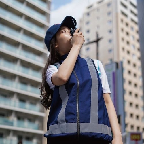 岡潮 空調付き安全ベスト(ウェアのみ)日本製超高耐