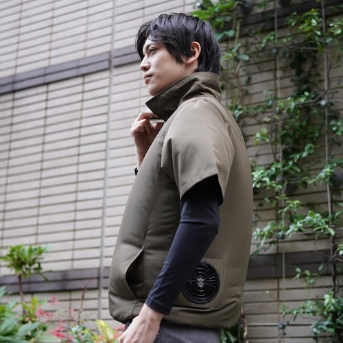 岡潮 空調半袖ブルゾン(ウェアのみ) 20304