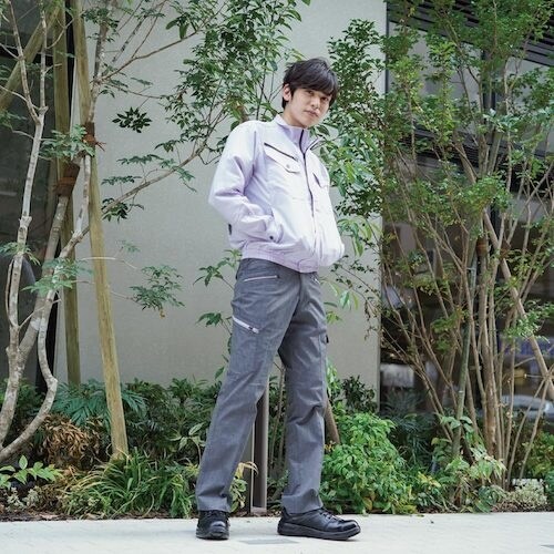 岡潮 空調長袖ブルゾン(ウェアのみ)日本製生地使用