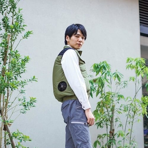 岡潮 空調ベスト(ウェアのみ)日本製生地使用 20