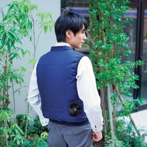 岡潮 空調ベスト(ウェアのみ) 20201 ネイビ