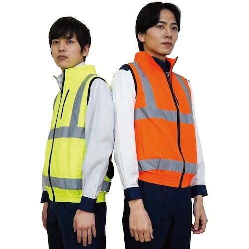 岡潮 高視認性空調安全ベスト(ウェアのみ) 302