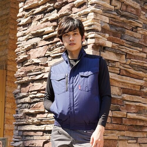 岡潮 空調ベスト(ウェアのみ)日本製生地使用 20