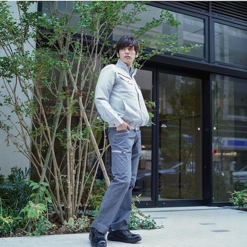 岡潮 空調長袖ブルゾン(ウェアのみ)日本製生地使用