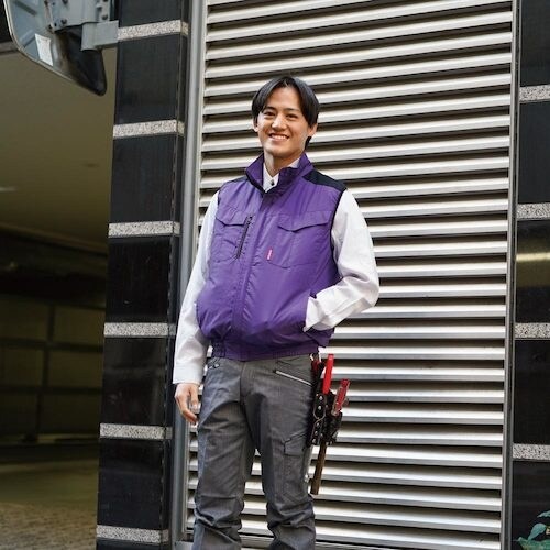 岡潮 空調ベスト(ウェアのみ)日本製生地使用 20