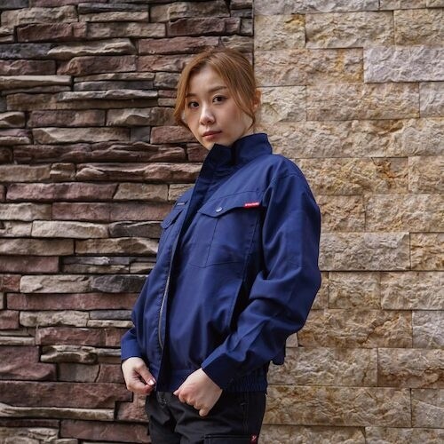 岡潮 空調長袖ブルゾン(ウェアのみ)日本製生地使用