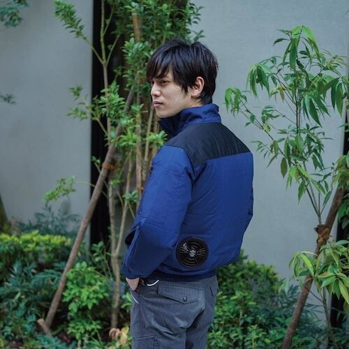 岡潮 空調長袖ブルゾン(ウェアのみ)日本製生地使用