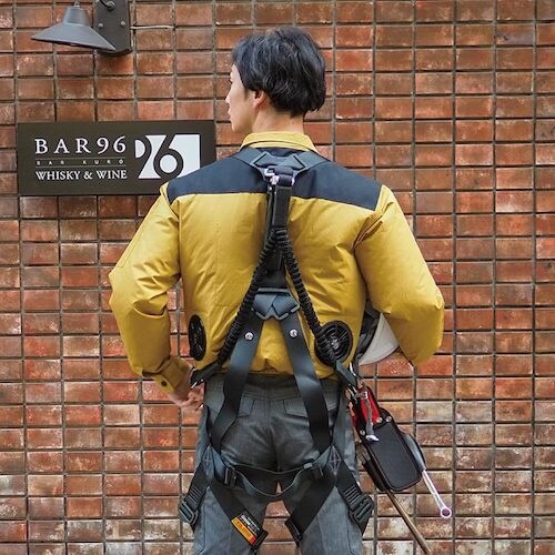 岡潮 空調長袖ブルゾン(ウェアのみ)日本製生地使用