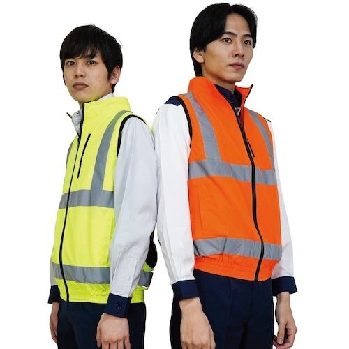 岡潮 高視認性空調安全ベスト(ウェアのみ) 302