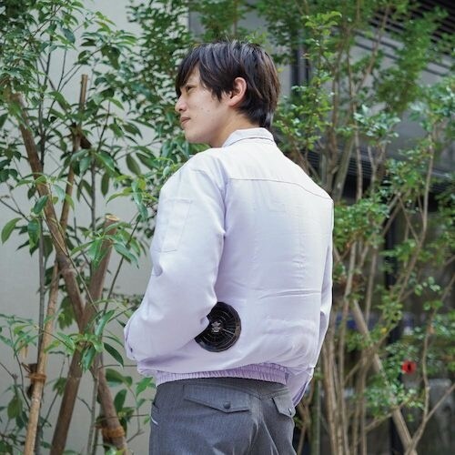 岡潮 空調長袖ブルゾン(ウェアのみ)日本製生地使用