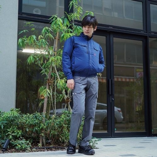 岡潮 空調長袖ブルゾン(ウェアのみ)日本製生地使用