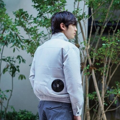 岡潮 空調長袖ブルゾン(ウェアのみ)日本製生地使用